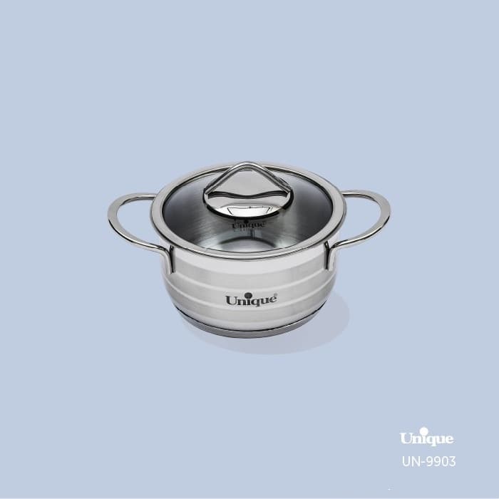 قابلمه استیل سایز 16 یونیک کد UN-9903 — تصویر ۶