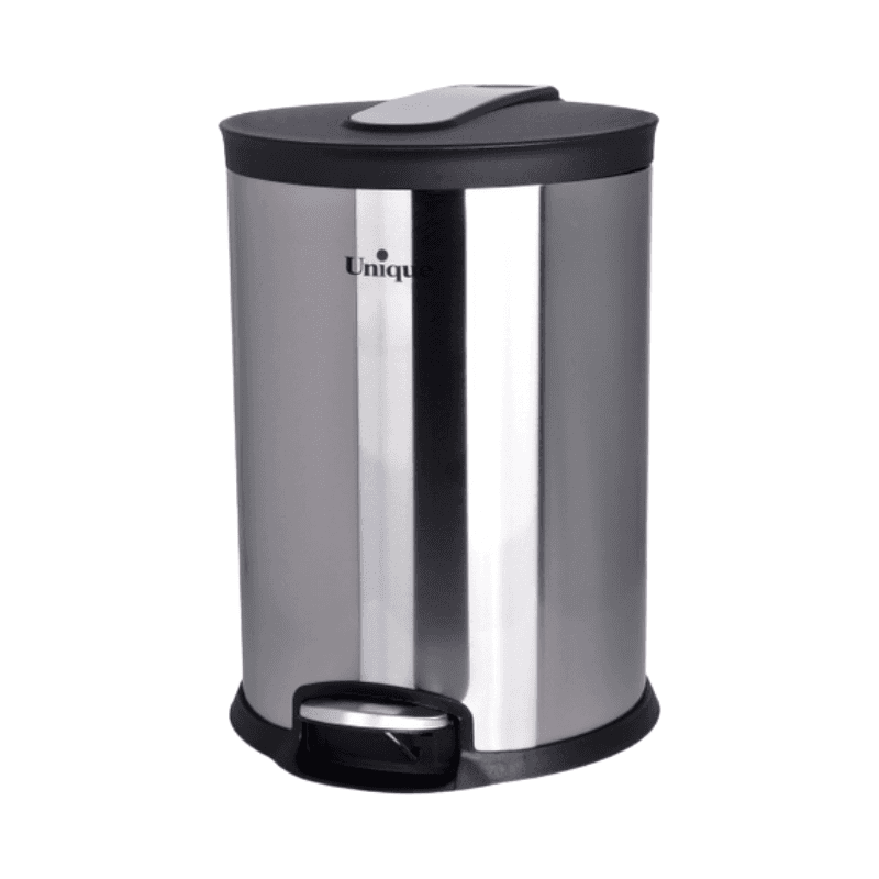 سطل زباله 16 لیتر استیل با آرام بند یونیک کد UN-4430