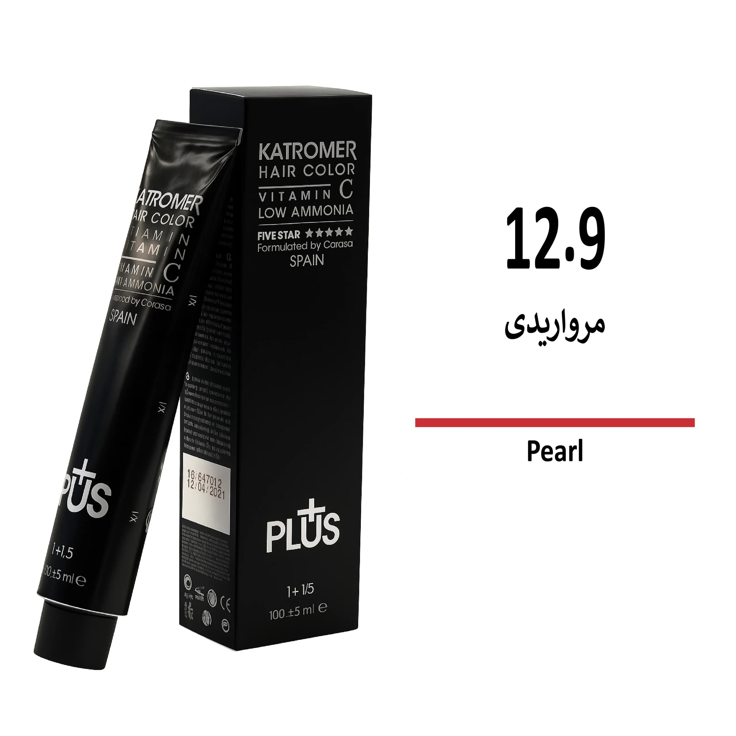 رنگ مو کاترومر مرواریدی 12/9
