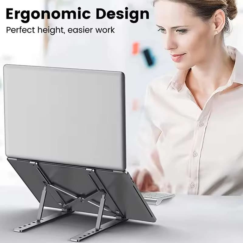 پایه نگهدارنده لپ تاپ و تبلت مدل تاشو کد N537 — تصویر ۵