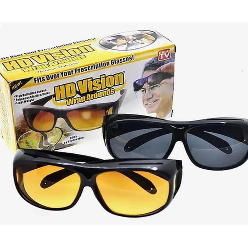 عینک دید در شب و دودی مدل HD Vision UV Protection کد N483 — تصویر ۷