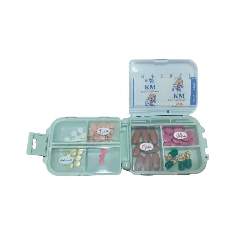 یادآور و نگهدارنده قرص 8 محفظه مدل Health Box کد N476 — تصویر ۲