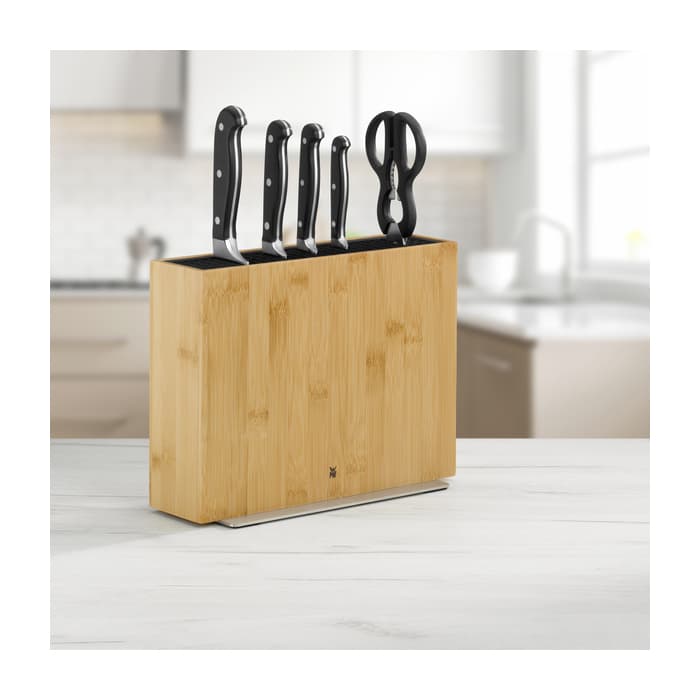 استند کارد وی ام اف | WMF FlexTec knife block empty, compact bamboo — تصویر ۲