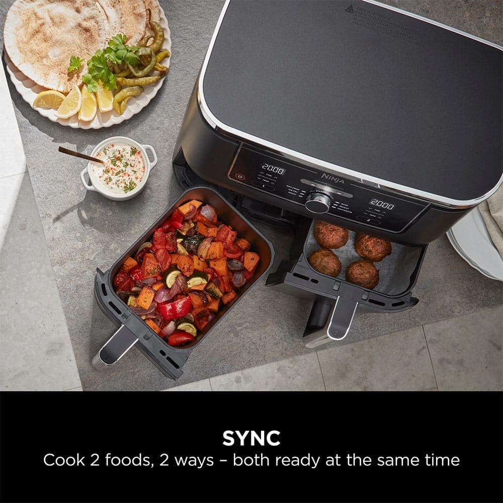 سرخکن دو قلو نینجا | Ninja Foodi MAX Dual Zone Air Fryer AF400 — تصویر ۹