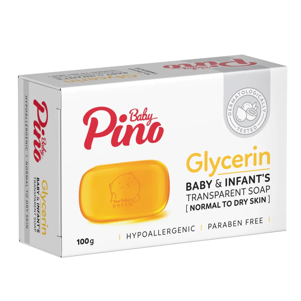 صابون نوزاد و کودک گلیسیرینه 100 گرمی | پینو بِی بی (Pino Baby)