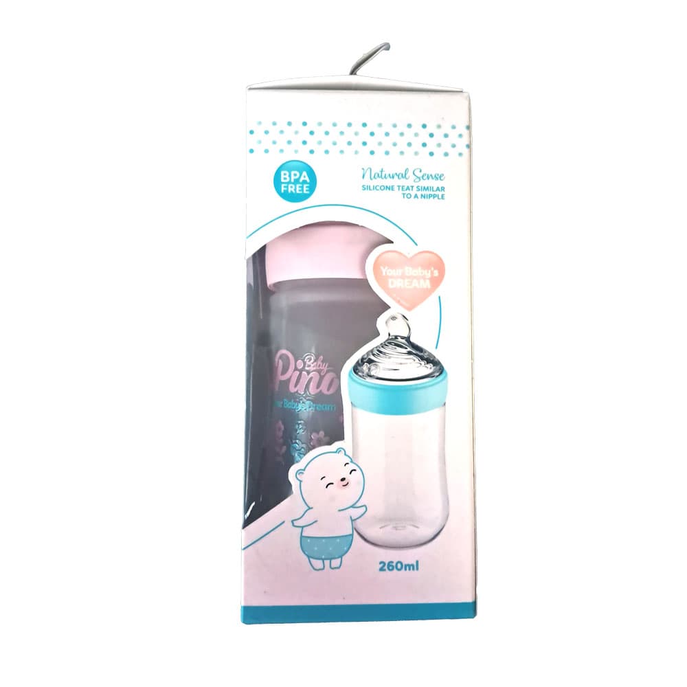 شیشه شیر نوزاد و کودک 150 میلی لیتر سایز اسمال | پینو بِی بی (Pino-Baby) — تصویر ۲