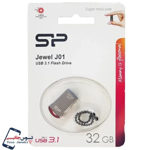 فلش 32 گیگ سیلیکون پاور مدل J01 USB3.2