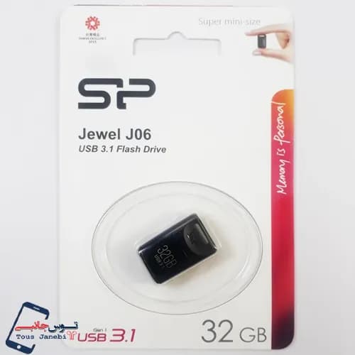 فلش 32 گیگ سیلیکون پاور مدل J06 USB3.2
