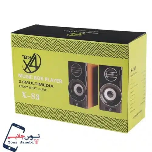 اسپیکر دو تیکه X4tech مدل S3 — تصویر ۴