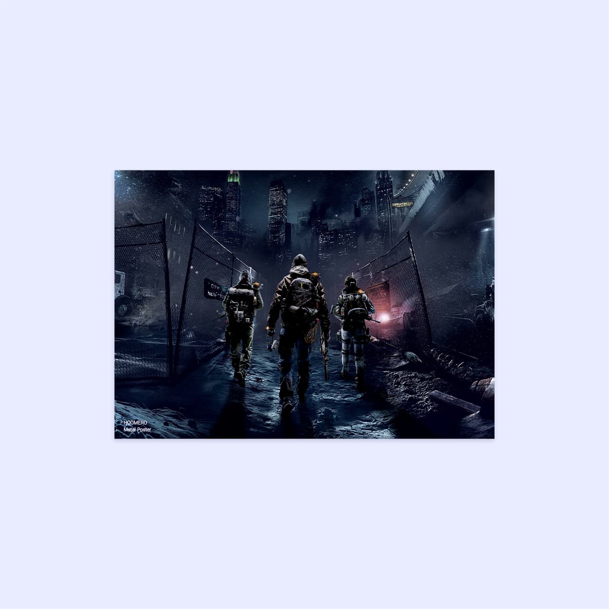 پوستر هومرو مدل فلزی طرح Rainbow six siege کد PS674