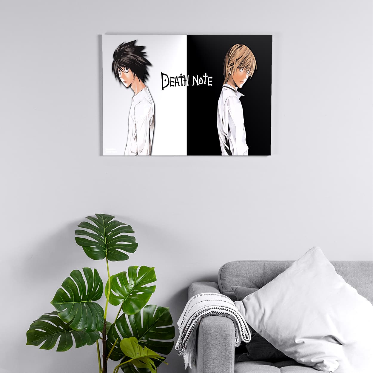 پوستر هومرو مدل فلزی طرح انیمه Death Note کد PS1104 — تصویر ۲