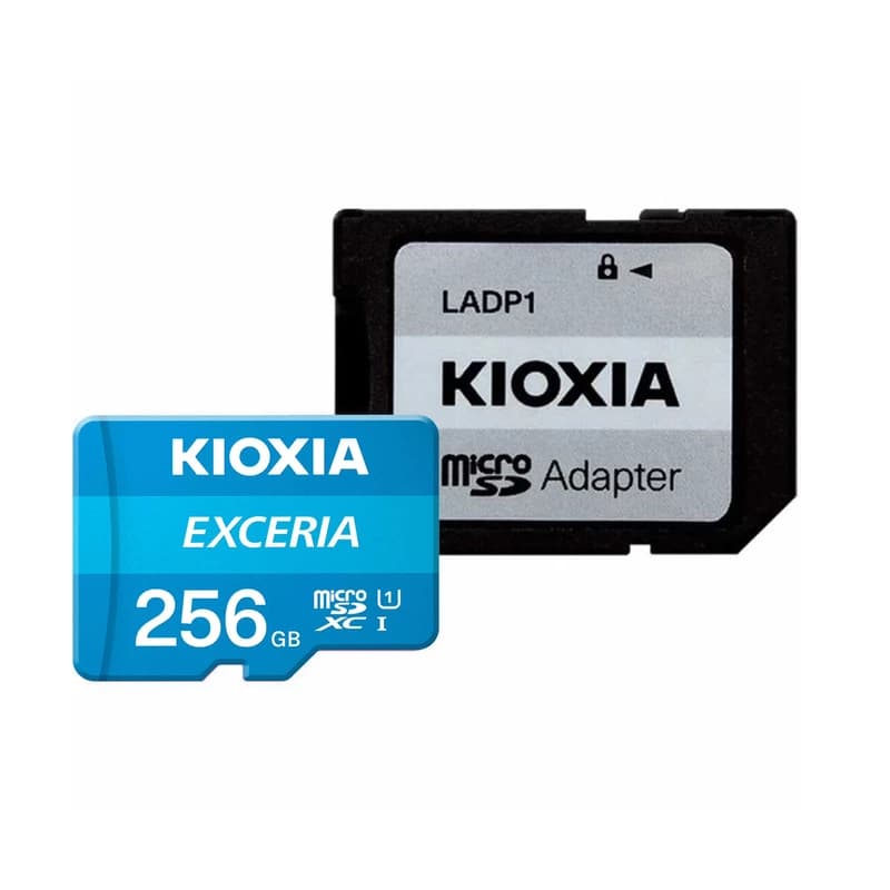کارت حافظه‌ microSDHC کیوکسیا مدل EXCERIA کلاس 10 استاندارد UHS-I U1 سرعت 100MBps ظرفیت 256 گیگابایت به همراه آداپتور SD — تصویر ۴