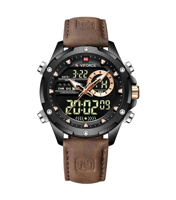 ساعت مچی مردانه نیوی فورس مدل NAVI FORCE NF9208 B/B/D.BN