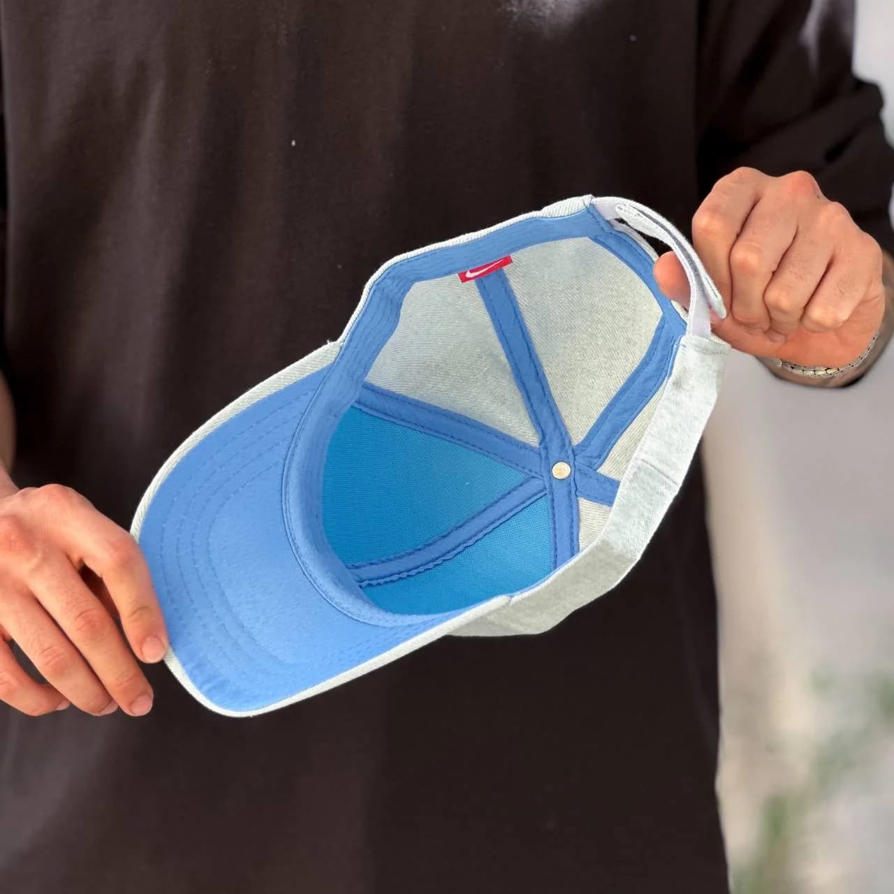 کلاه کپ جین یخی — تصویر ۴
