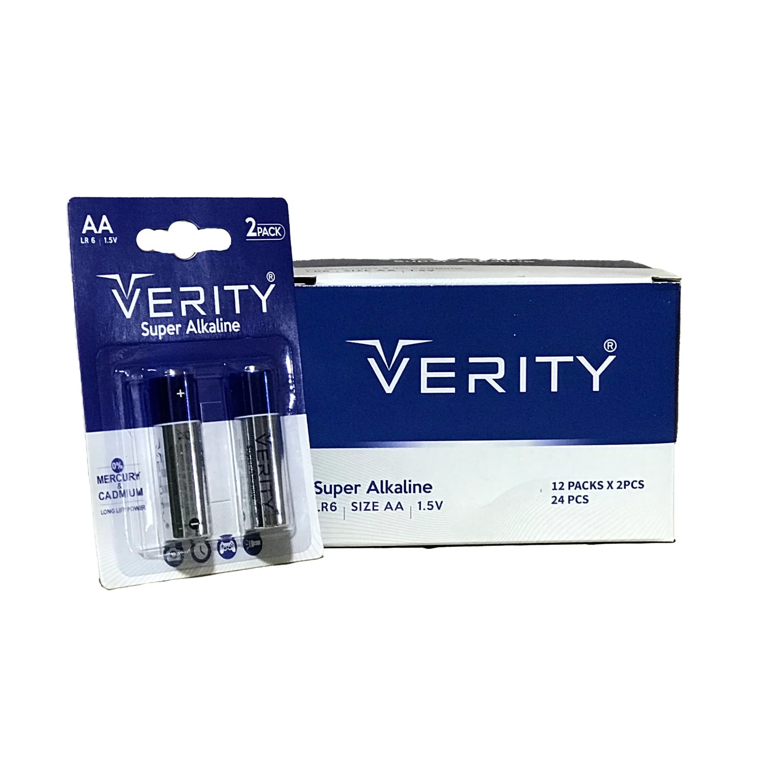 باتری قلمی وریتی مدل Super Alkaline بسته ۲ عددی