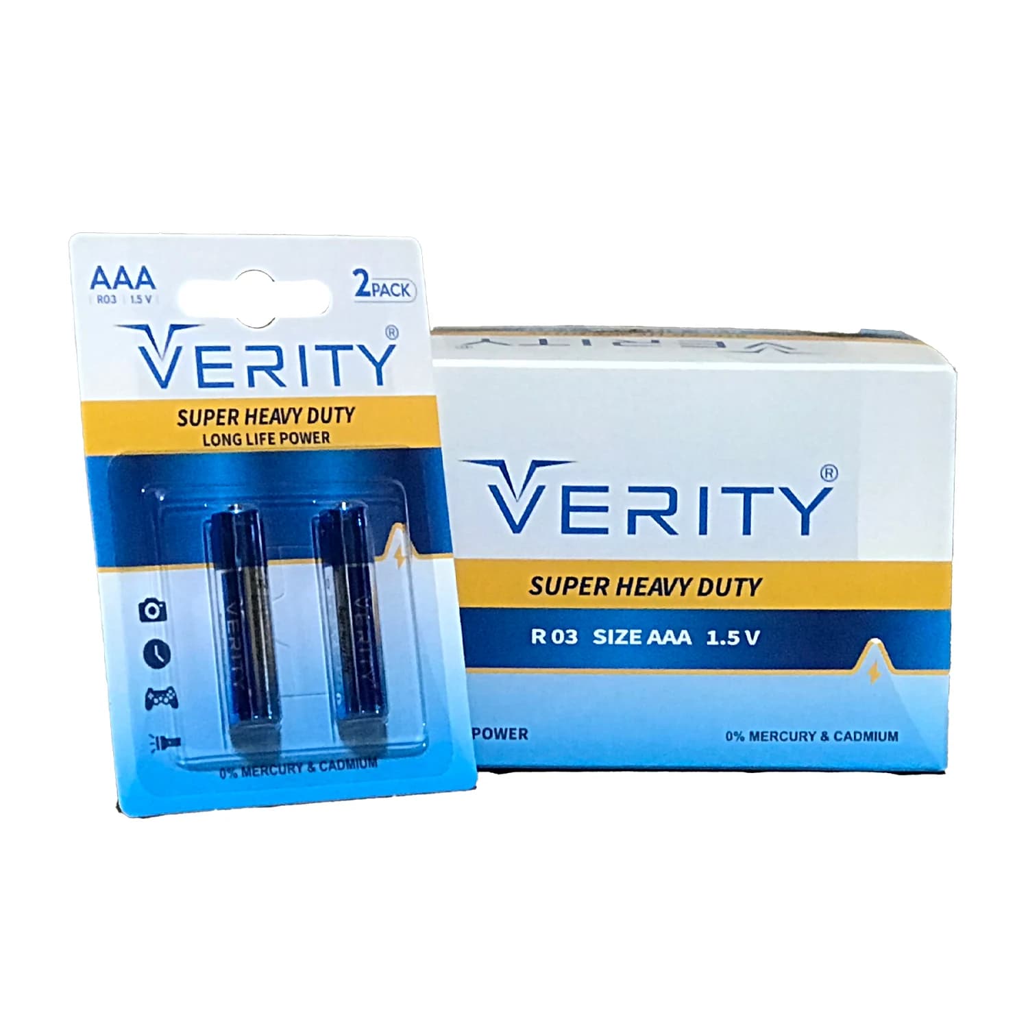 باتری نیمقلمی وریتی مدل Super Heavy بسته ۲ عددی