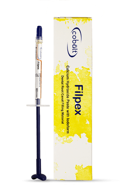 خمیر کلسیم هیدروکساید دارای یدوفرم متاپکس کبالت Cobalt Filpex