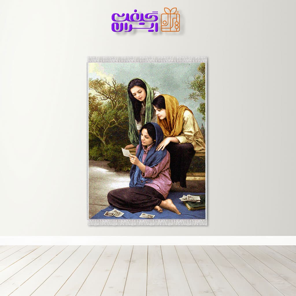 تابلو فرش چاپی طرح ایرانی کد 3173