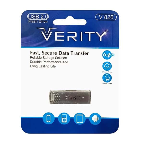 فلش 64 گیگ VERITY مدل 826