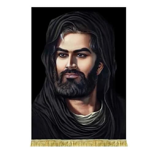کتیبه مخمل تمثال ابا عبدالله الحسین