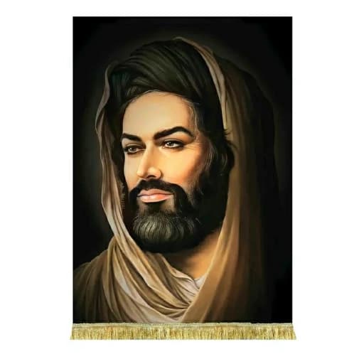 کتیبه مخمل تمثال ابا عبدالله الحسین(ع)