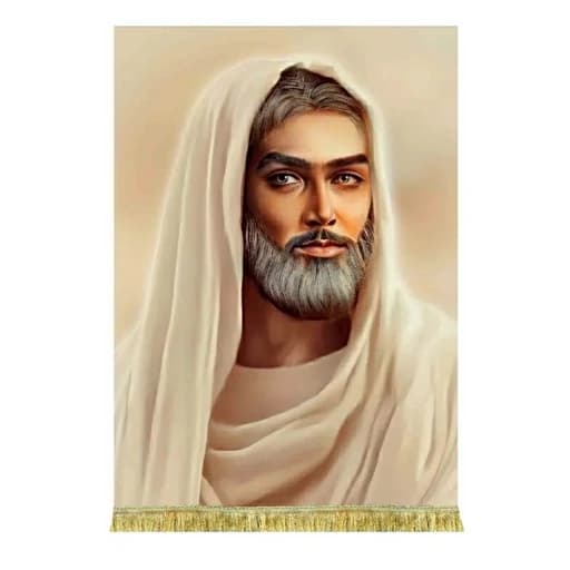کتیبه مخمل شمایل امام حسین