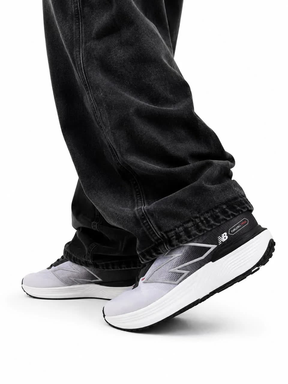 کتونی مردانه زیره بست مدل نیوبالانس طوسی مشکی New Balance — تصویر ۵