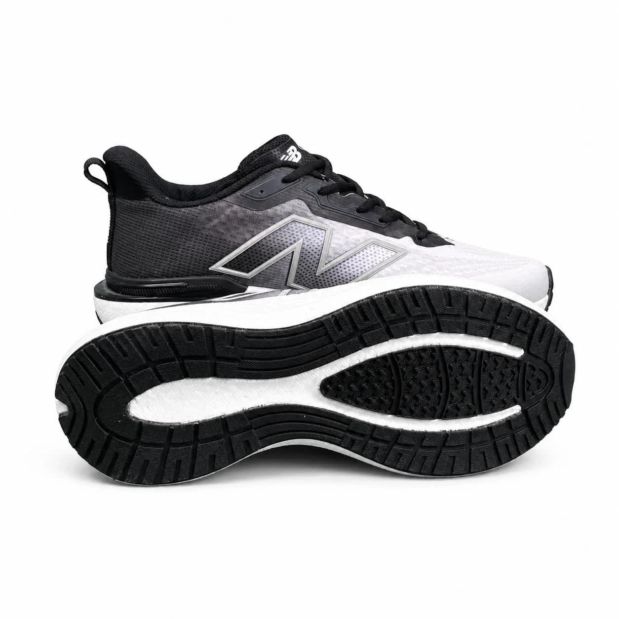کتونی مردانه زیره بست مدل نیوبالانس طوسی مشکی New Balance — تصویر ۴