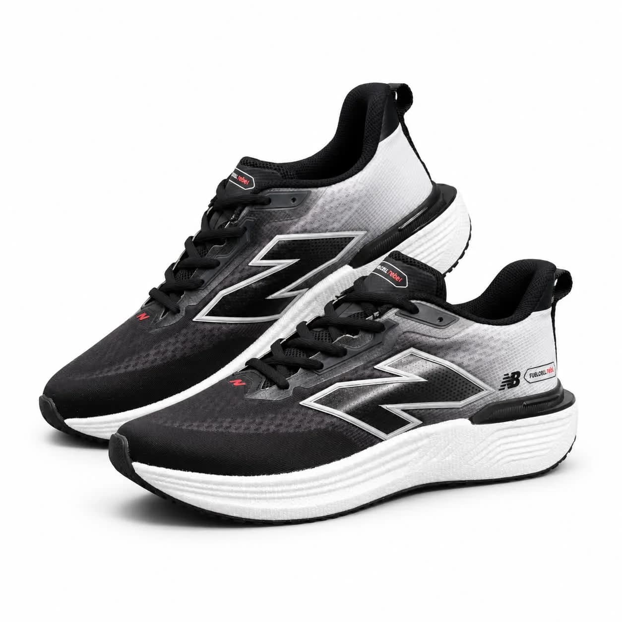کتونی مردانه زیره بست مدل نیوبالانس مشکی طوسی New Balance — تصویر ۲