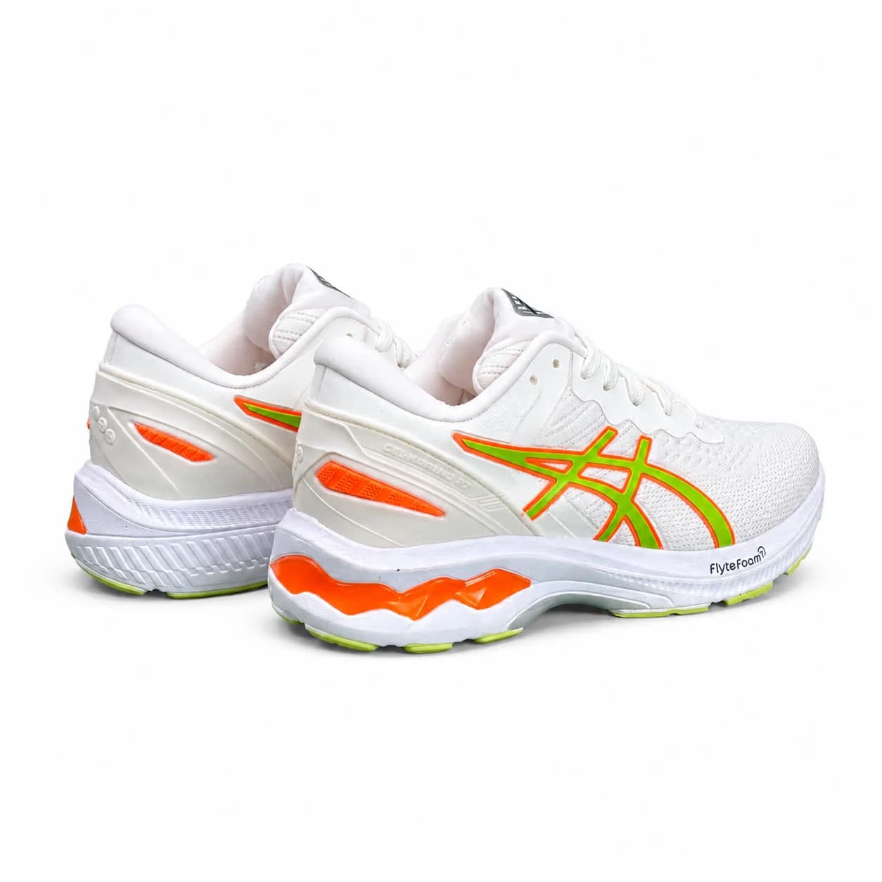 کتونی زنانه مدل اسیکس رانینگ سفید سبز Asics — تصویر ۳