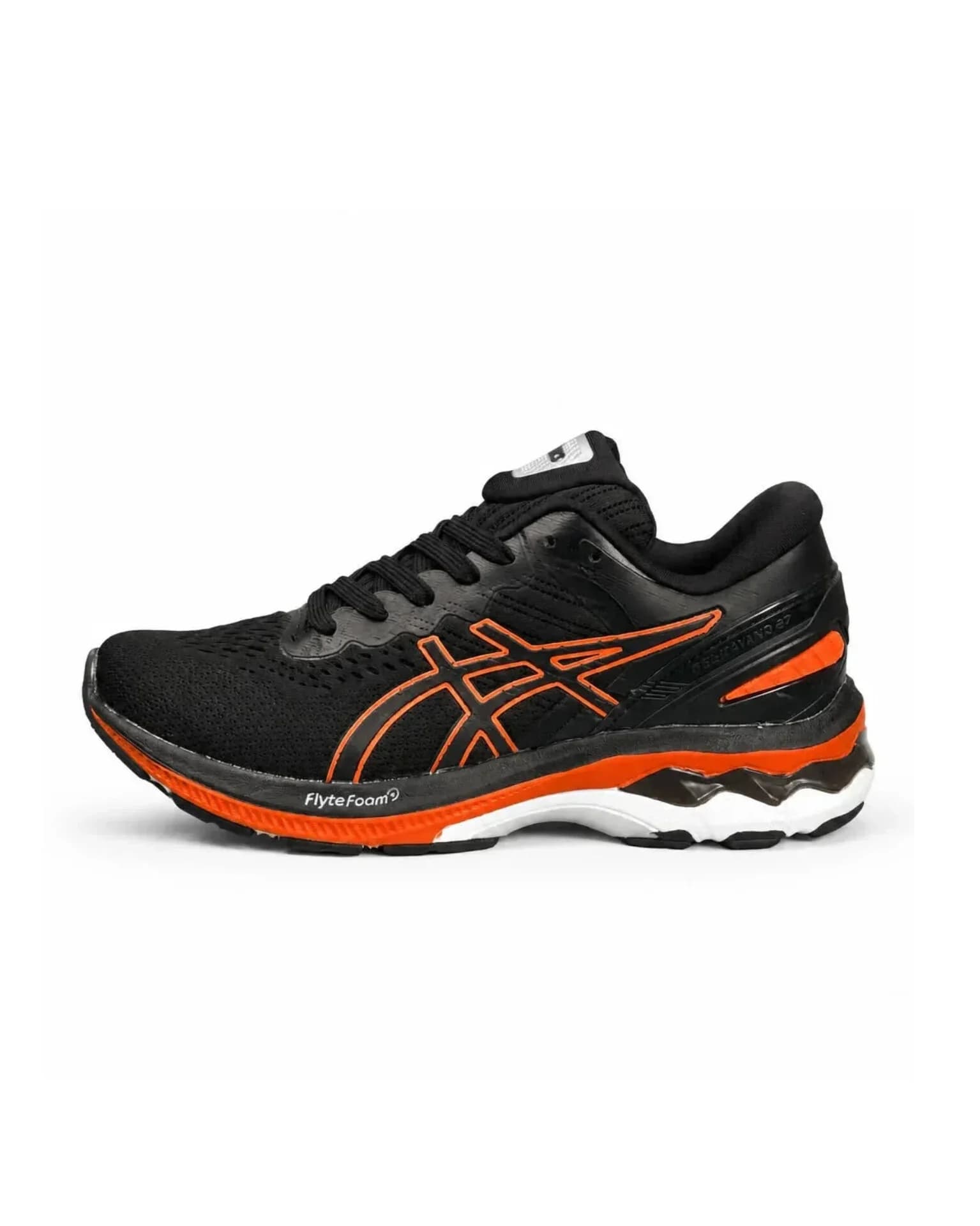 کتونی زنانه مدل اسیکس رانینگ مشکی نارنجی Asics — تصویر ۶