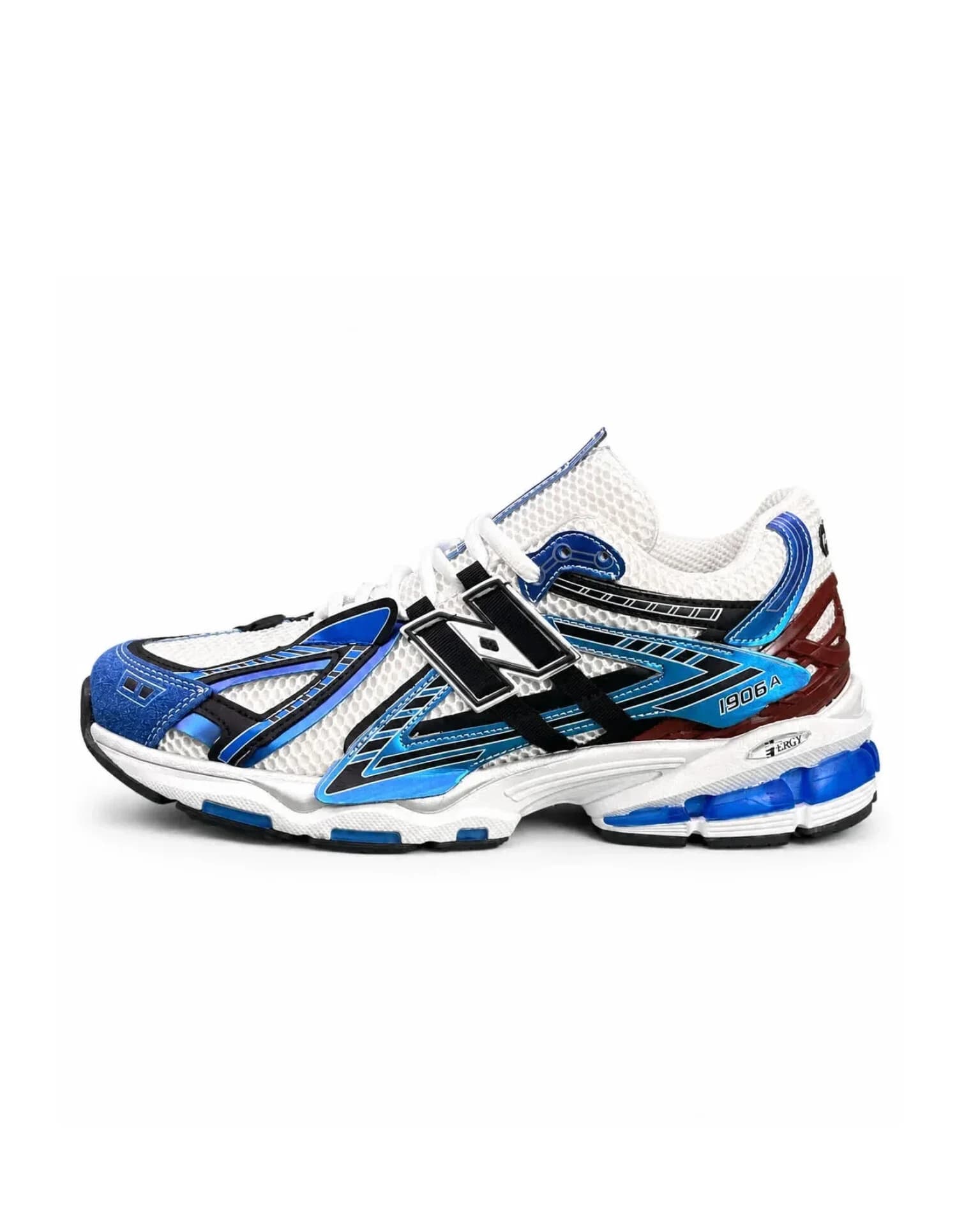 کتونی مردانه و بزرگپا نیوبالانس آبی هفت رنگ New BALANCE 1906 — تصویر ۶
