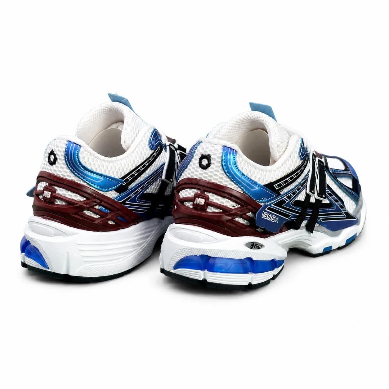 کتونی مردانه و بزرگپا نیوبالانس آبی هفت رنگ New BALANCE 1906 — تصویر ۳