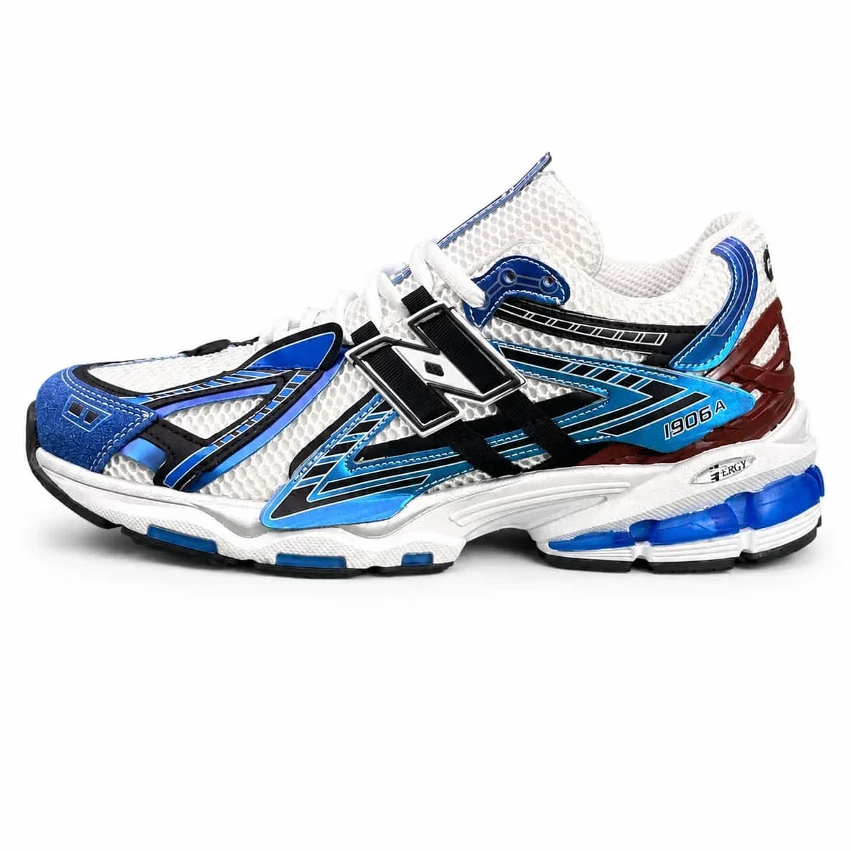 کتونی مردانه و بزرگپا نیوبالانس آبی هفت رنگ New BALANCE 1906