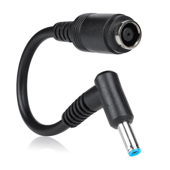 کابل مبدل شارژر نرمال HP و Dell به سوکت سر آبی Blue Pin با گارانتی معتبر تعمیرجت
