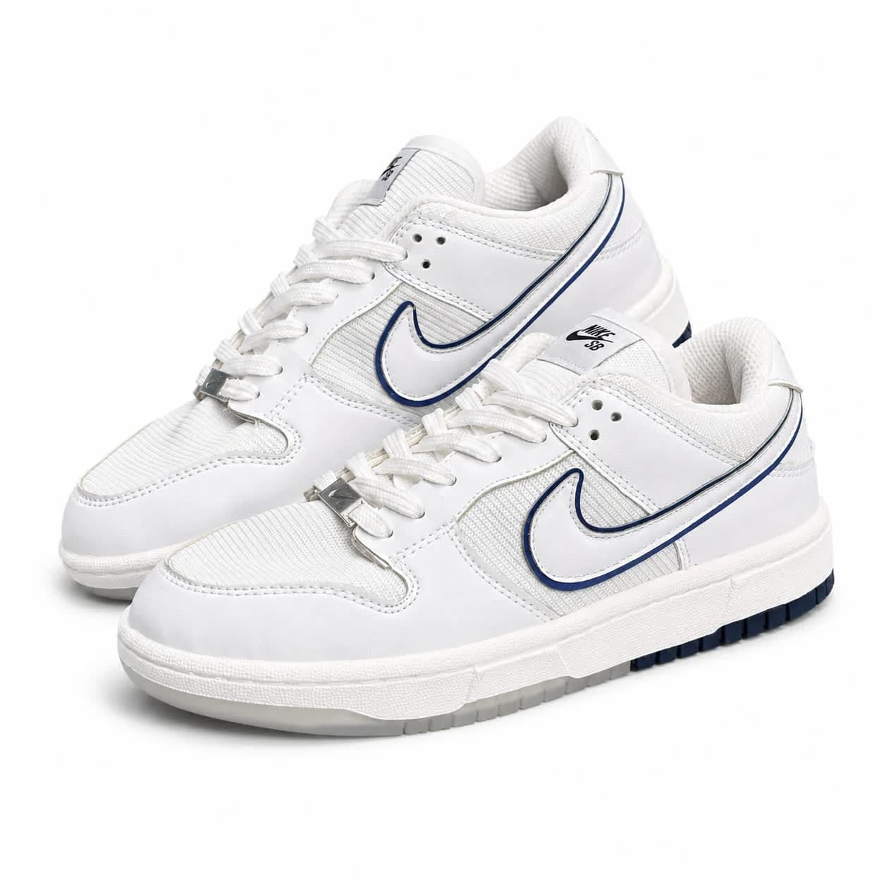 کفش کتانی مردانه نایک جردن SB سفید دورنایک سرمه ای Nike Jordan SB — تصویر ۲