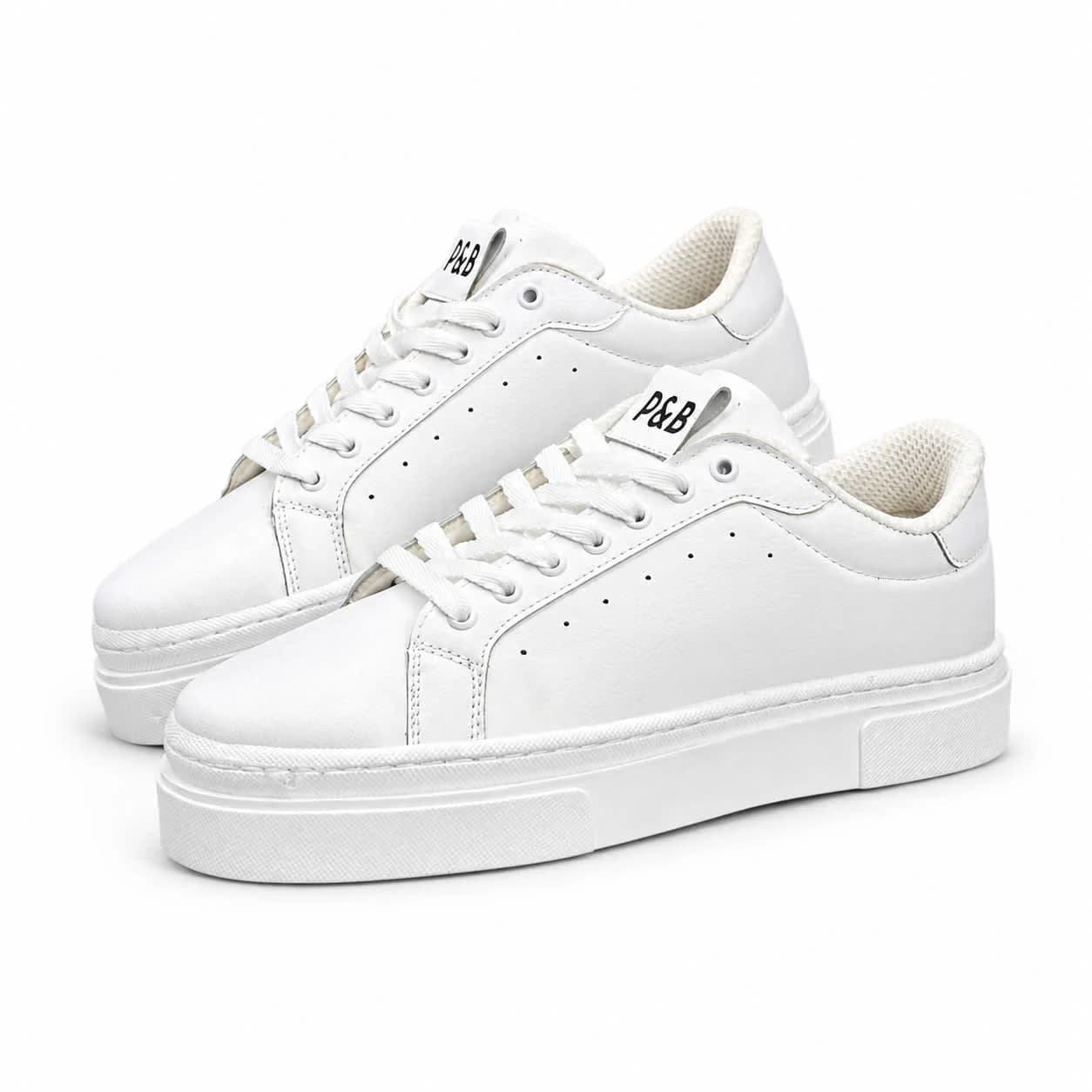 کفش کتانی مردانه مدل ونس پل اندبیر سفید Vans Pull Bear — تصویر ۲