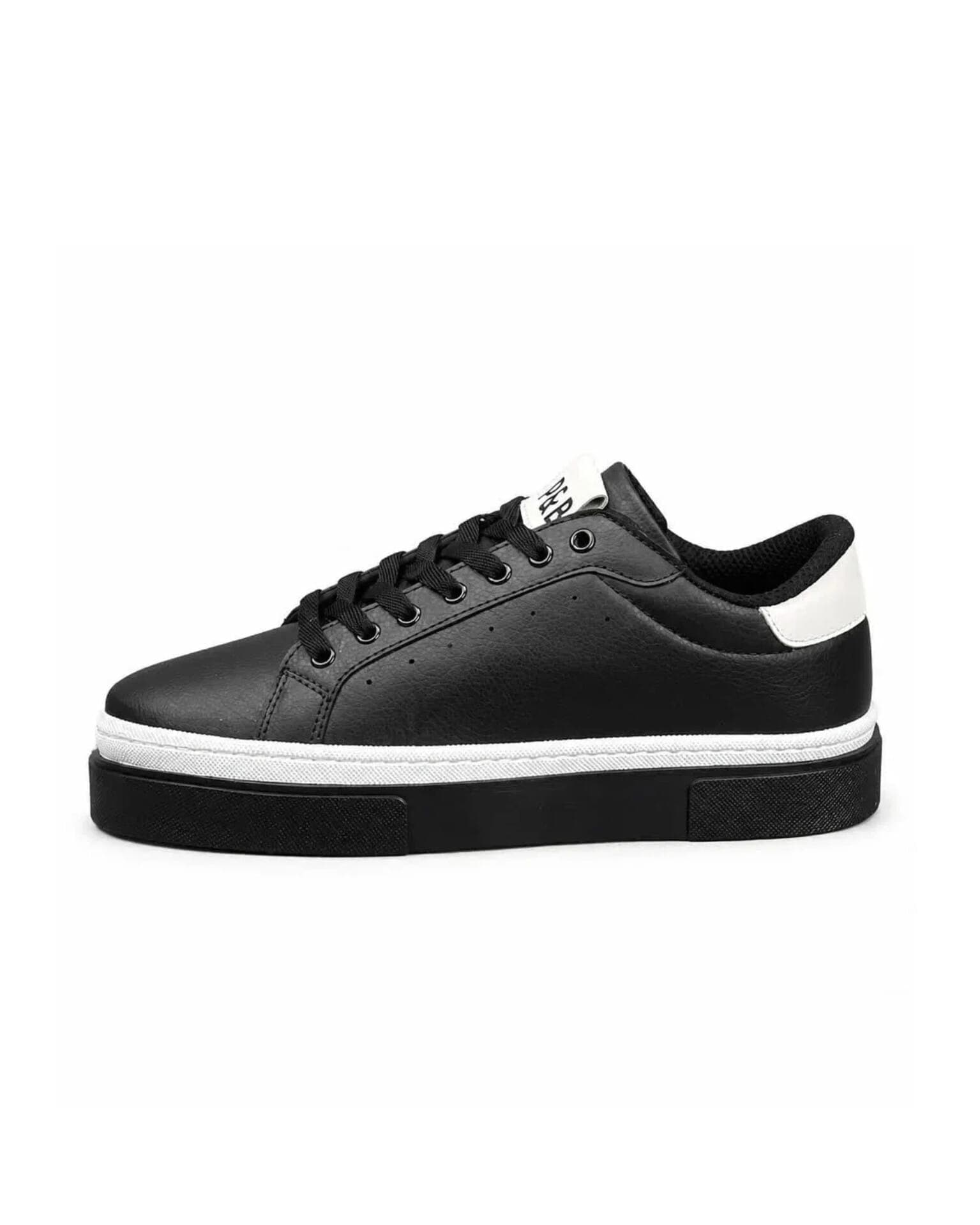 کفش کتانی مردانه مدل ونس پل اندبیر مشکی سفید Vans Pull Bear — تصویر ۶