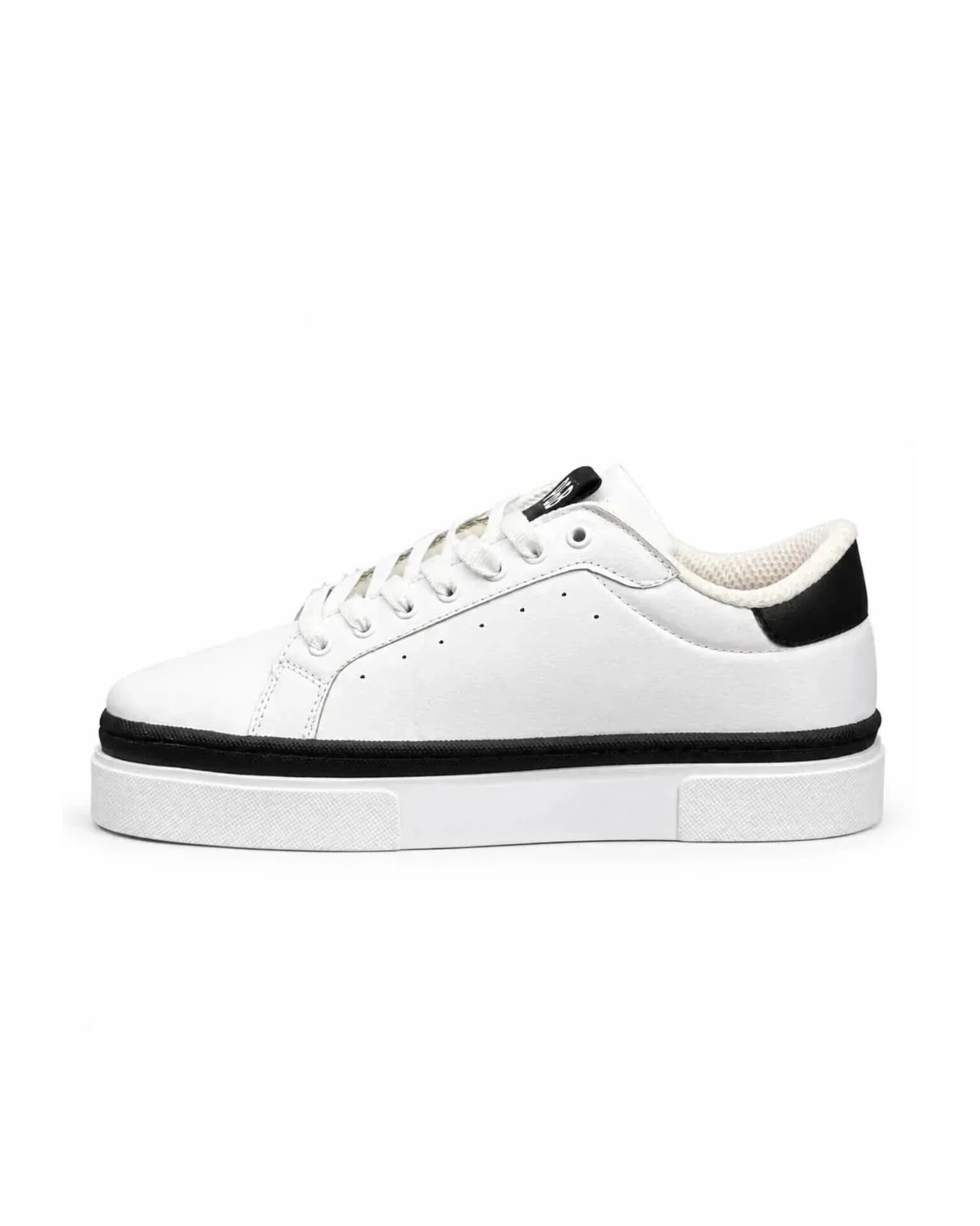 کفش کتانی مردانه مدل ونس پل اندبیر سفیدمشکی Vans Pull Bear — تصویر ۶