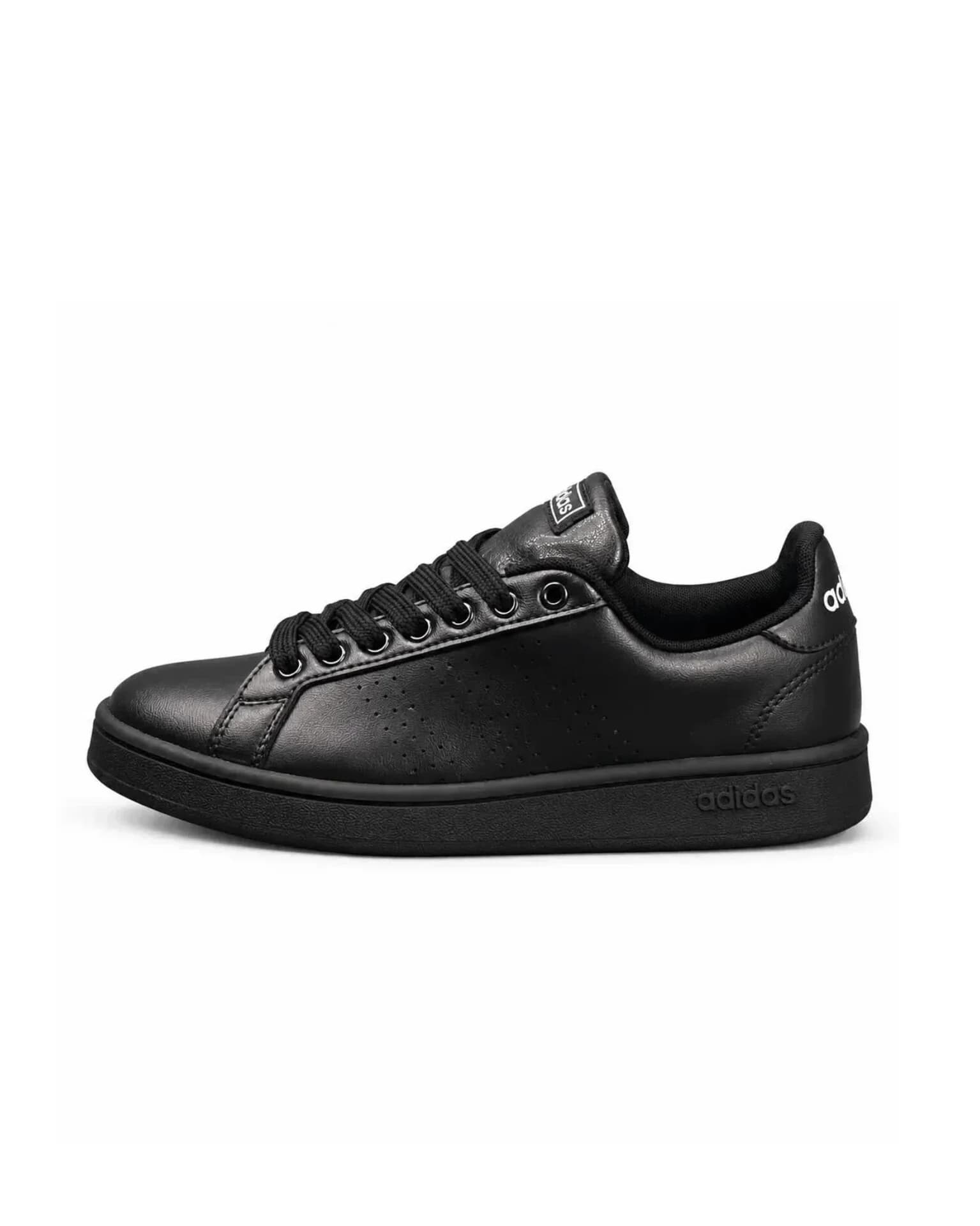 کفش کتانی زنانه و مردانه بزرگ پا استن اسمیت مدل ونس مشکی ADIDAS Stan smith — تصویر ۶