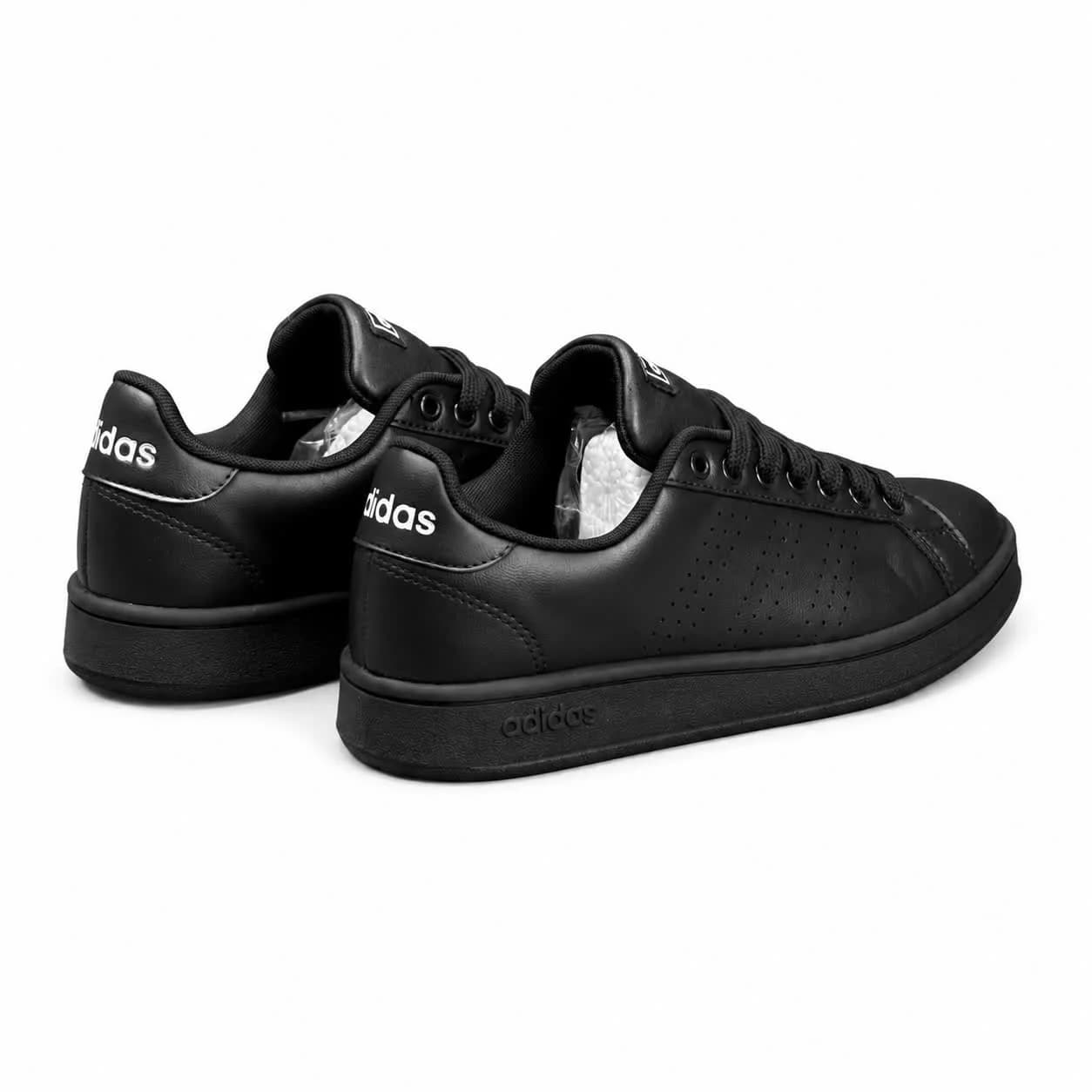 کفش کتانی زنانه و مردانه بزرگ پا استن اسمیت مدل ونس مشکی ADIDAS Stan smith — تصویر ۵