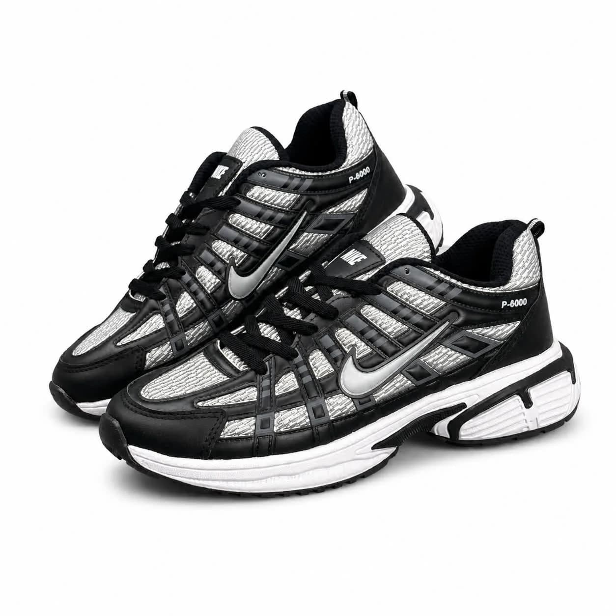 کتونی مردانه مدل رانینگ نایک P6000 مشکی طوسی NIKE — تصویر ۲