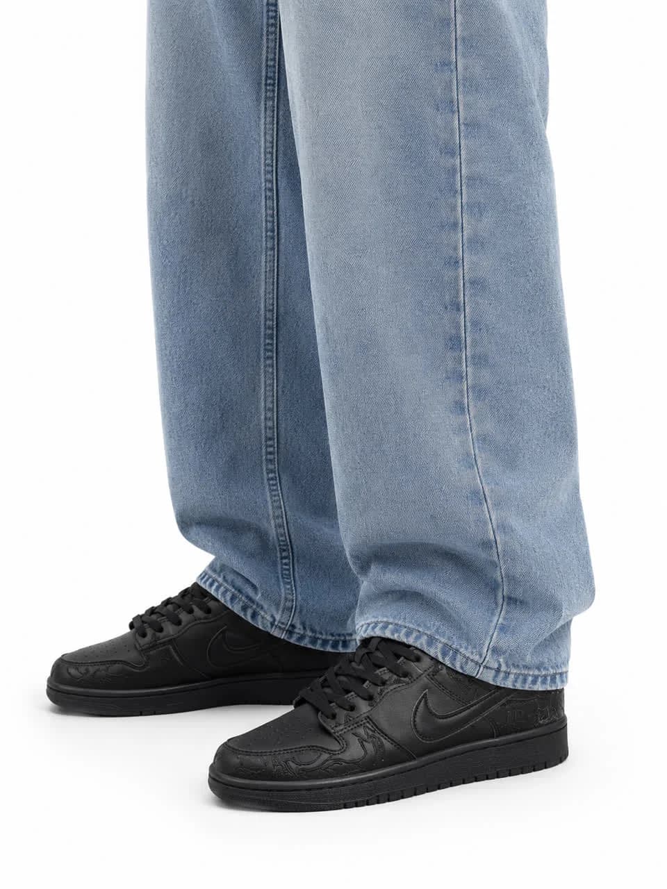 کتونی مردانه مدل نایک جردن گلدوزی مشکی Nike Jordan — تصویر ۵
