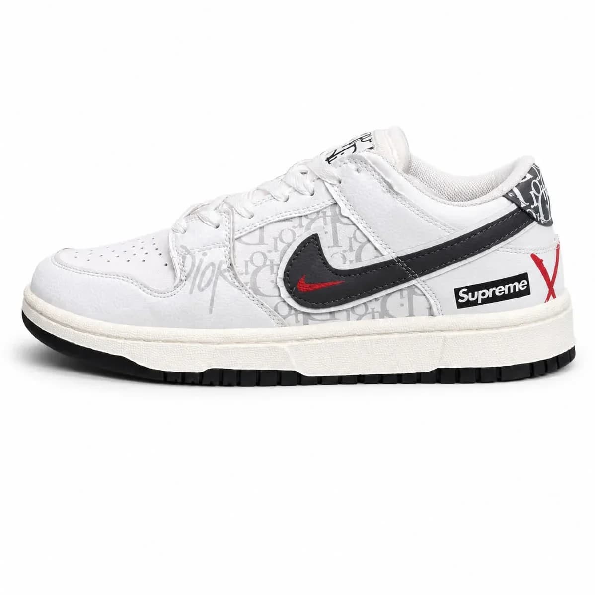 کتونی مردانه مدل نایک جردن سفید نایک طوسی Nike Jordan