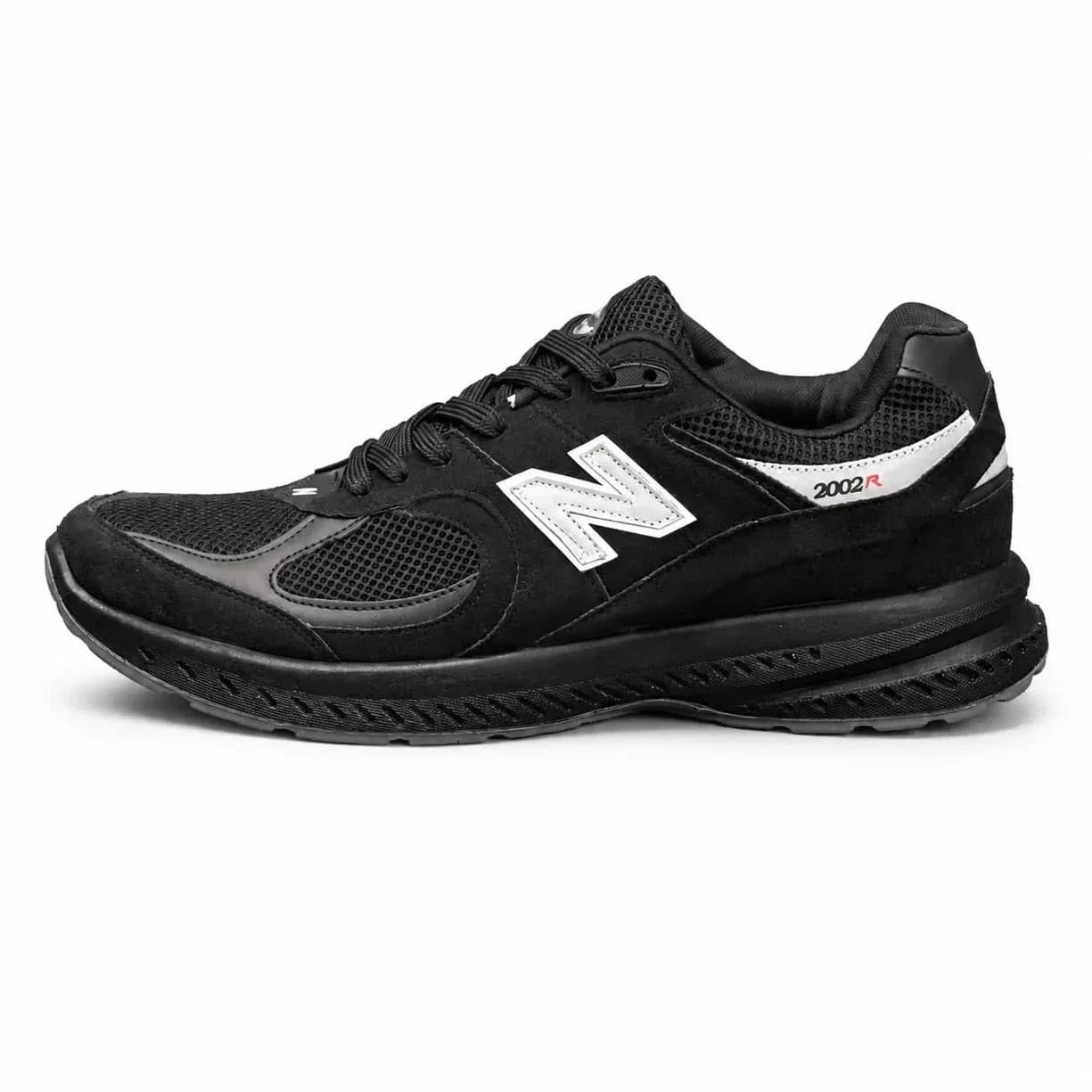 کتونی مردانه بزرگ پا مدل نیوبالانس 2002 مشکی New Balance