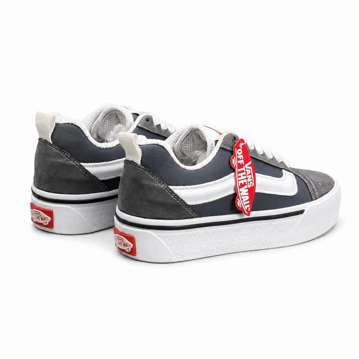 کفش کتانی زنانه و مردانه مدل ونس اولداسکول کنو طوسی Vans oldskool Knu — تصویر ۵