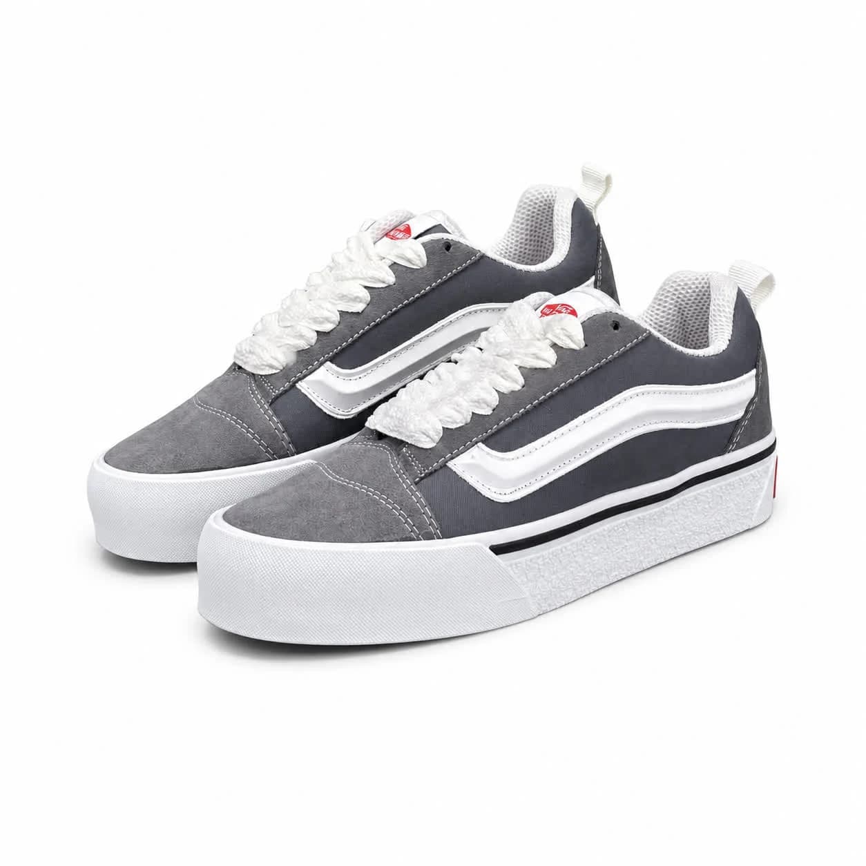 کفش کتانی زنانه و مردانه مدل ونس اولداسکول کنو طوسی Vans oldskool Knu — تصویر ۳