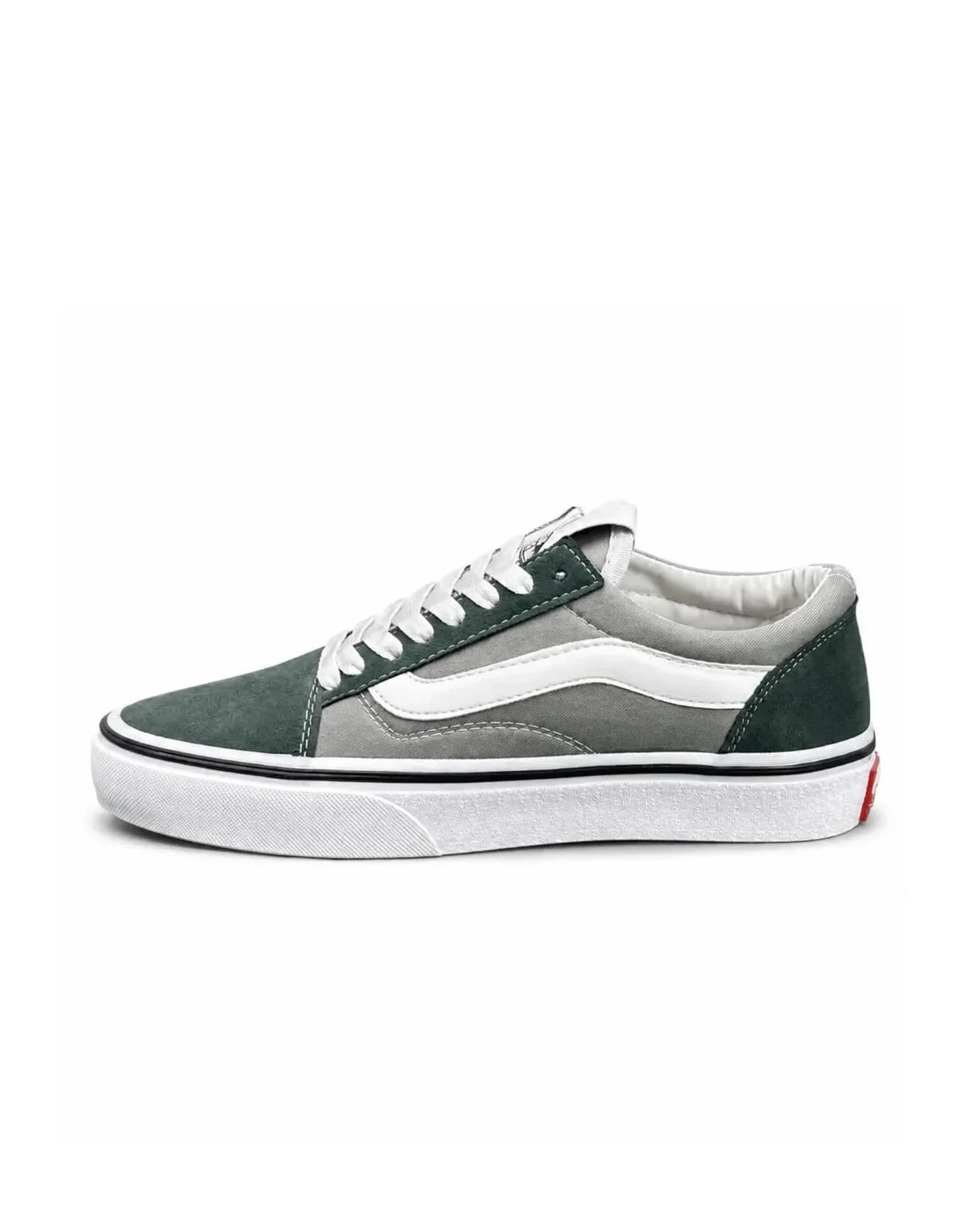 کفش کتانی زنانه و مردانه مدل ونس اولداسکول سبزلجنی Vans oldskool — تصویر ۶