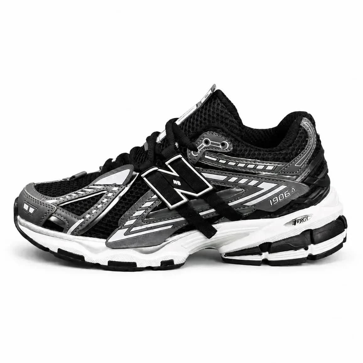 کتونی مردانه نیوبالانس مشکی طوسی New BALANCE 1906