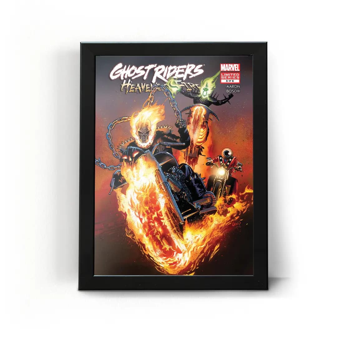 تابلو قاب گوست رایدر Ghost Rider طرح 4